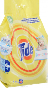 Tide стиральный порошок автомат 6кг Kids