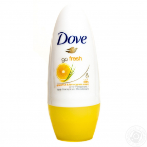 DOVE шарик.дезодорант женск. 50мл GO FRESH GRAPEFRUIT  LEMONGRASS