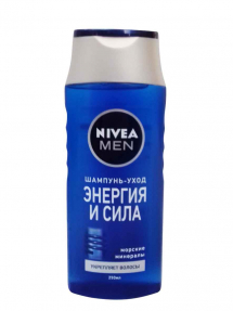 Nivea шампунь для мужчин 250мл Энергия и Сила