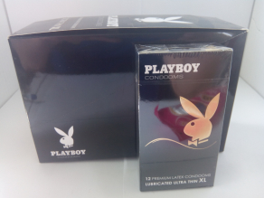 Playboy 12шт Ультра тонкие XL презервативы