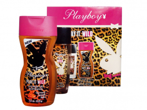 Playboy подарочный набор для женщин Wild:спрей для тела 75мл + гель для душа 250мл