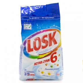Losk стиральный порошок авт. 3кг Деликат Нежность Ромашки
