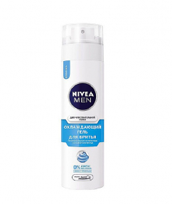 Nivea гель для бритья 200 мл чувствительная кожа Охлаждающий