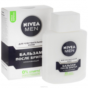 Nivea бальзам после бритья 100мл. Чувст.кожа Успокаивающий