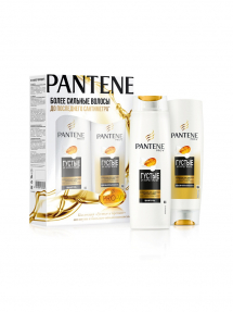 Подарочный набор Pantene Шампунь Густые и крепкие 250 мл+ Бальзам ополаскиватель 200мл