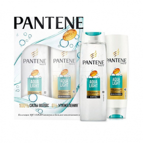 Подарочный набор Pantene Шампунь Aqua Light 250 мл+ Бальзам ополаскиватель 200мл