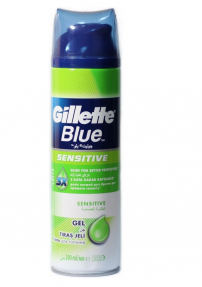 Gillette гель для бритья 200 мл Blue Sensitive