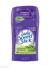 Lady Speed Stick твердый дезодорант для чуствит. кожи 45г Алтайская свежесть