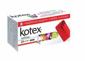Kotex тампоны Normal 3 кап. 24шт.