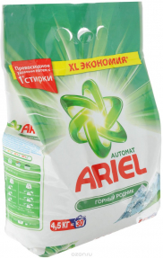 Ariel порошок для стирки 4,5кг автомат Горный Родник