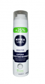 Nivea пена для бритья Sensitive 200мл + 50мл в подарок!