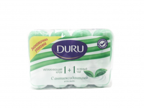 Duru мыло туалетное 1+1 4шт х 90г Зеленый чай