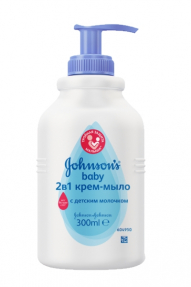 Johnson's baby крем-мыло 2в1 300мл Классический
