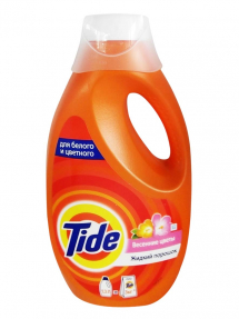 Tide гель для стирки 1,3л Весенние цветы (для цветного и белого белья)