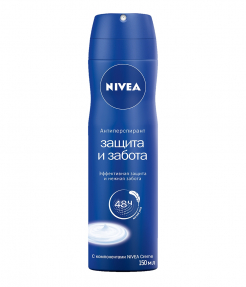 Nivea дезодорант-антиперспирант 150мл Защита и Забота