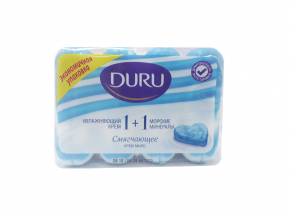 Duru мыло туалетное 1+1 4шт х 90г Морские минералы
