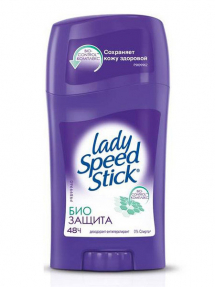 Lady Speed Stick твердый дезодорант 45г Био Защита
