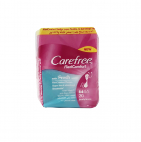 Carefree FlexiComfort ежедневные прокладки 20шт Свежесть