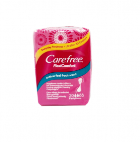 Carefree FlexiComfort ежедневные прокладки 20шт Свежесть хлопка