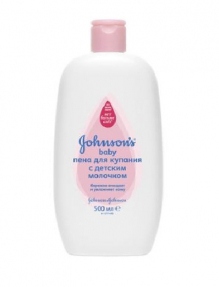 Johnson's baby пена для купания с увлажняющим молоком 500мл