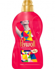 Perwoll гель для стирки 0,9л Восстанавливающий эфект Color