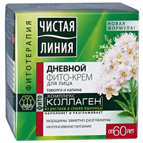 Чистая Линия дневной крем 45мл Таволга 60+