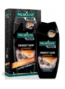 Подарочный набор Palmolive Men геля для душа 250мл Эффект бани
