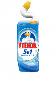 Туалетный утенок средство для туалета 900 мл Морскoй*12