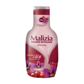 Malizia пена для ванны 1л Ягоды годжи и цветы