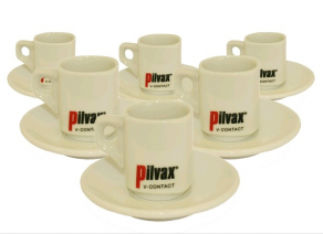 Pilvax керамическая чашка  блюдце 6 шт