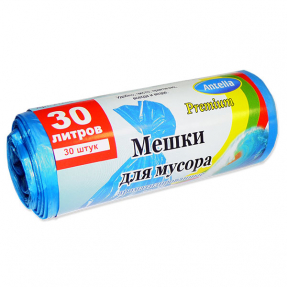 Мешки для мусора Antella Premium аром. 30л/30шт. Океан