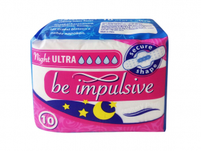 Be Impulsive Ultra прокладки 10шт Ночь 5 кап