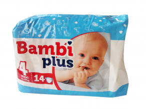 Памперсы Bambi Plus 14 