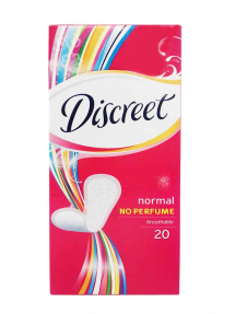 Discreet ежедневные гигиенические прокладки Normal Single 20шт