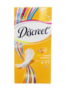 Discreet ежедневные гигиенические прокладки Deo Summer Fresh Multiform Single 20шт