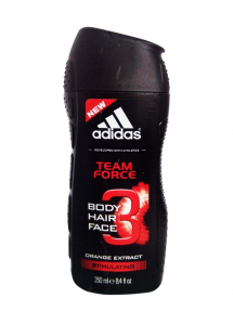 Adidas гель для душа 250мл Men 3 в 1 Team Force
